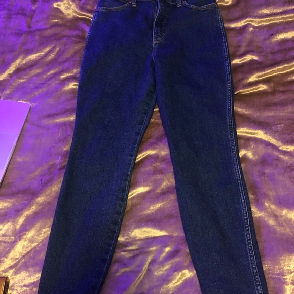 Free people wrangler dark wash - Picture 3 of 4